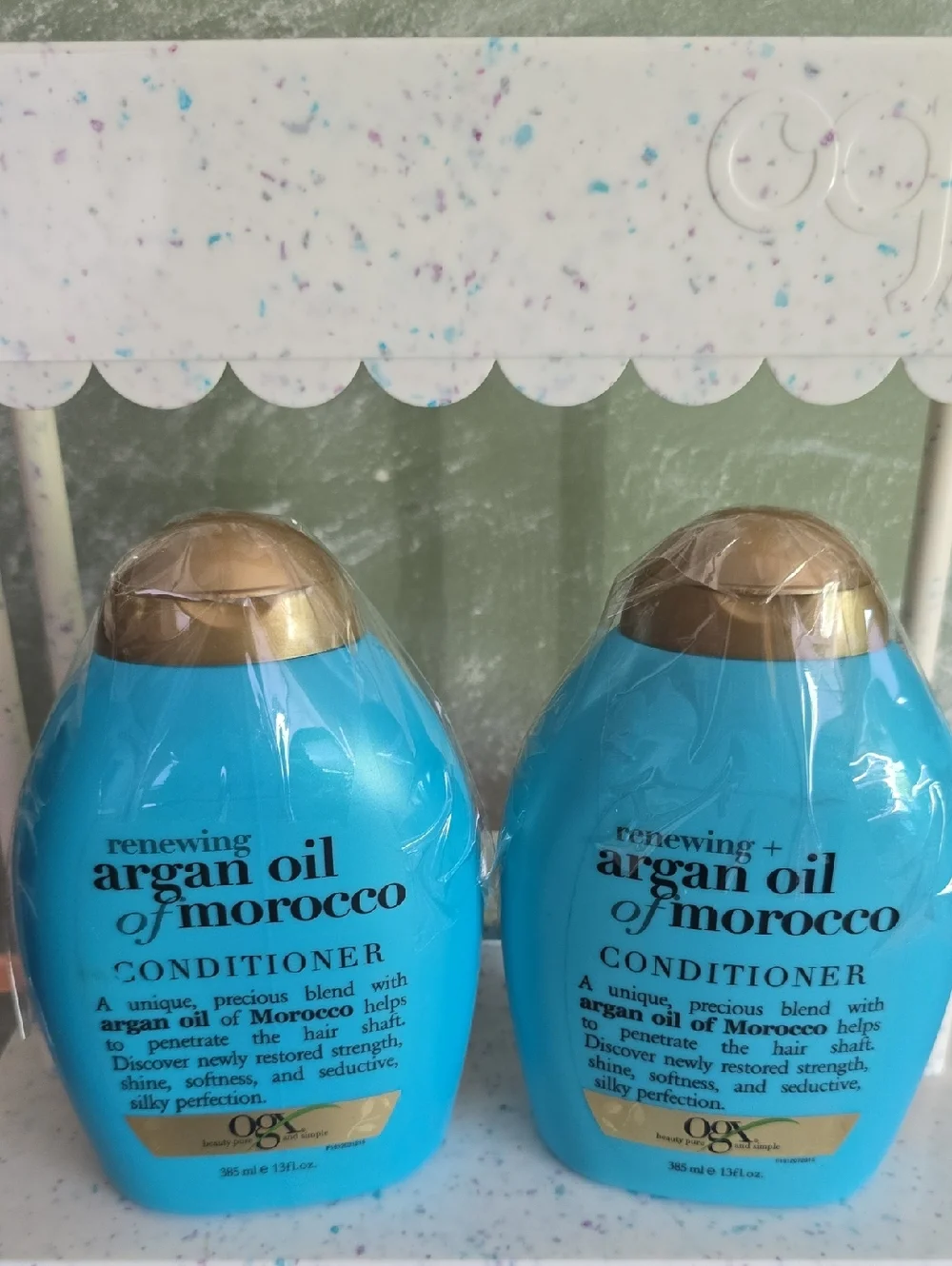 2 OGX Renewing Argan Oil of Morocco Conditioner -13 FL Oz Each